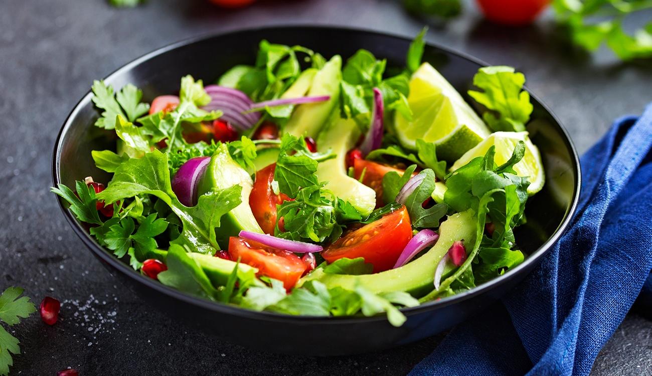 Saladas e vegetais